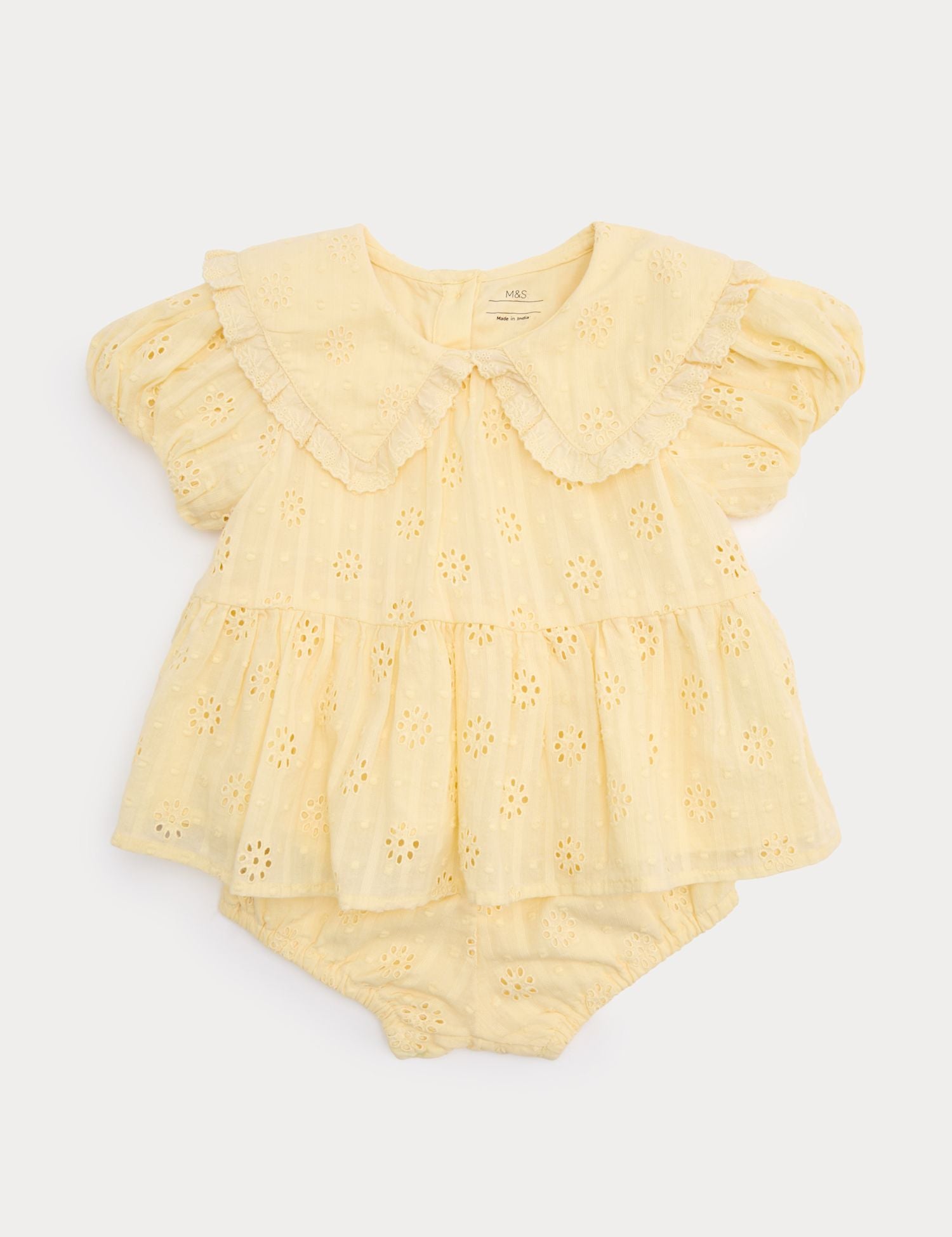 2 Piece Pure Cotton Blouse and Bloomers (0-3 Yrs)