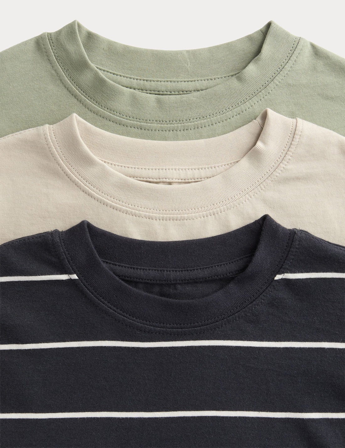 3 Pack Pure Cotton T-Shirts (2-8 Yrs)