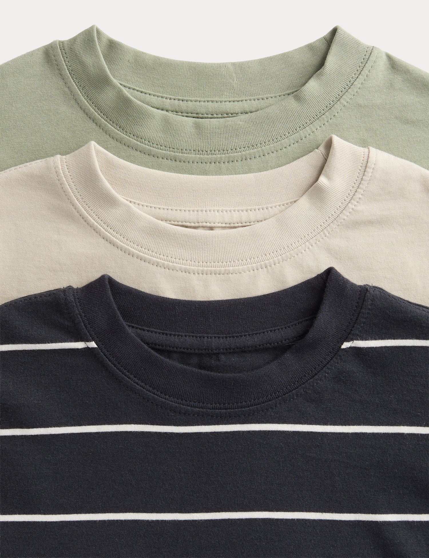 3 Pack Pure Cotton T-Shirts (2-8 Yrs)