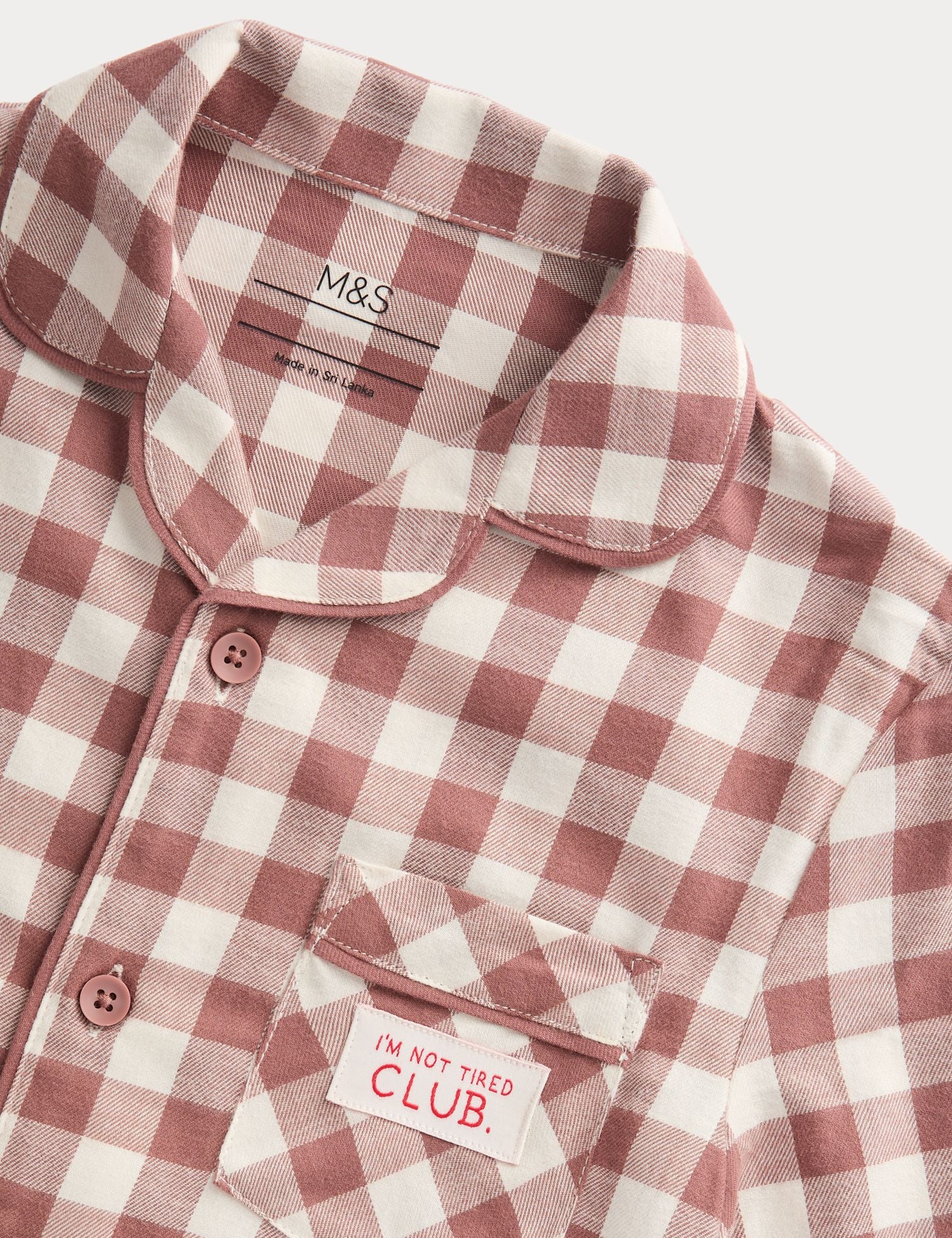 Pure Cotton Gingham Pyjamas (9 Mths - 8 Yrs)