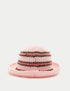 Baby Crochet Stripe Bucket Hat (0-36 Yrs) - PINK / 12-18 Months