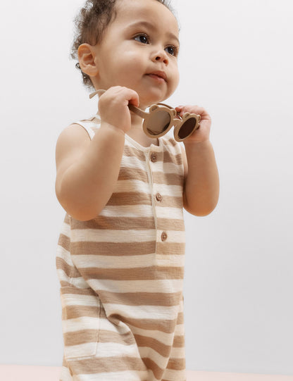 Pure Cotton Striped Romper (0-3 Years)