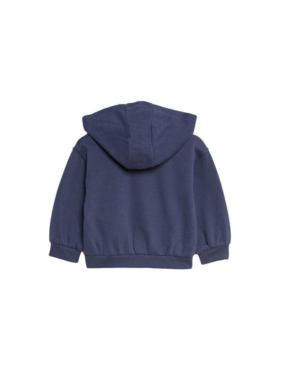 Cotton Rich Navy Zip Through Hoodie (0-3 Yrs)