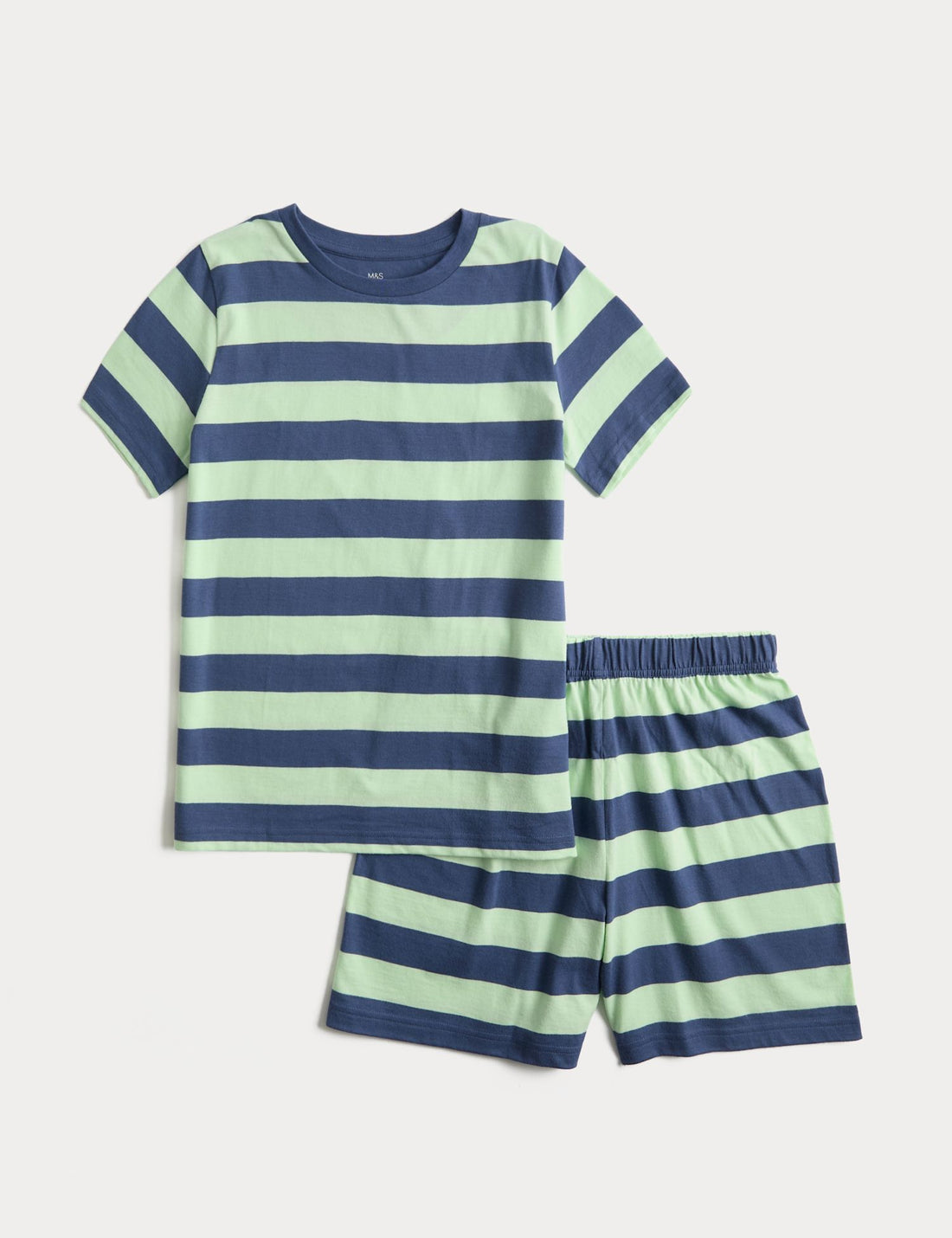Pure Cotton Striped Short Pyjamas (1-16 Yrs)