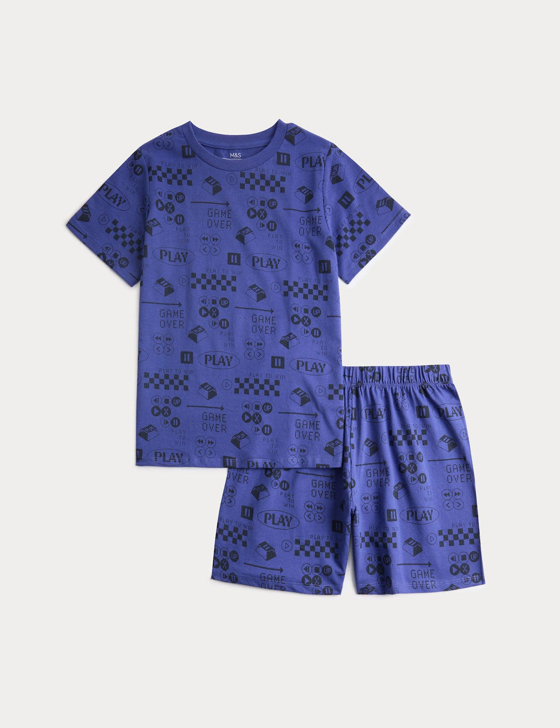 Pure Cotton Gaming Graphic Pyjamas (6-16 Yrs)