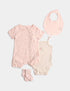 4 Piece Starter Set (7lbs-12 Mths) - TEA ROSE / 9-12 Months