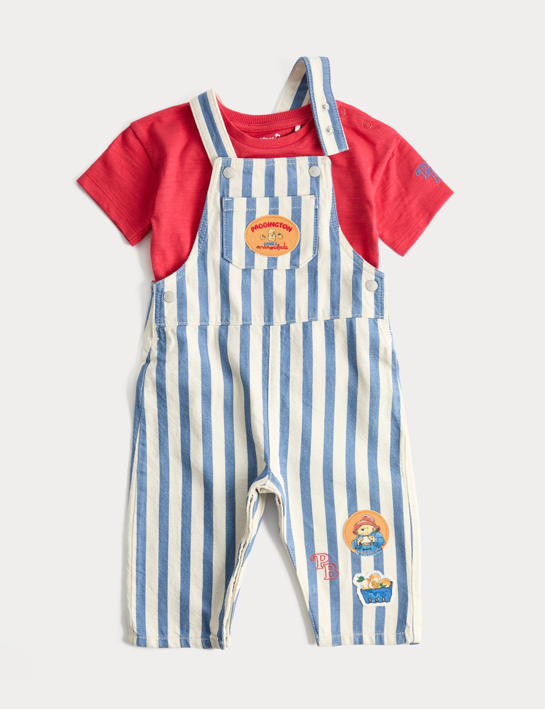 2 Piece Paddington™ Dungaree and Top Outfit (0-3 Yrs)
