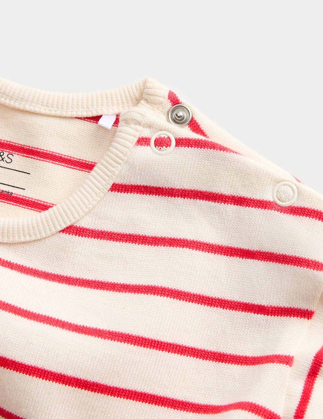 2 Piece Cotton Rich Striped Outfit (0-3 Yrs) - RED MIX / 12-18 Months