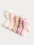 5 Pack Cotton Rich Ribbed Baby Socks (0-2 Yrs) - MULTI / 12-24