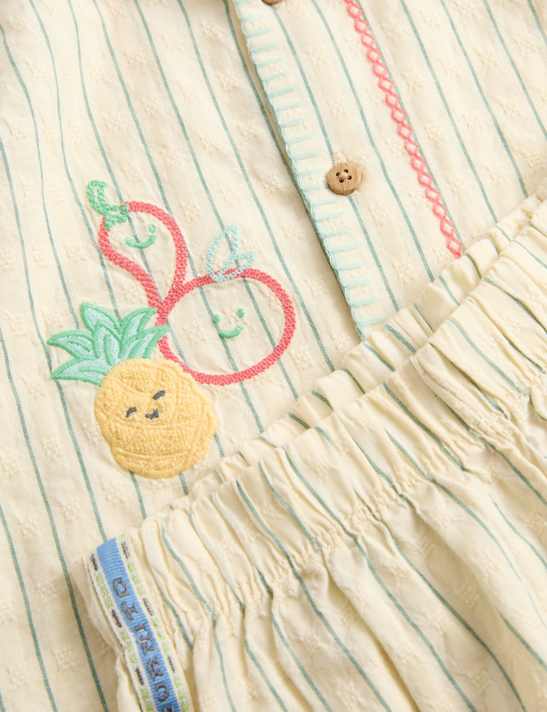 Pure Cotton Woven Striped Outfit (0-5 Yrs)