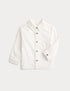 Pure Cotton Shirt (0-3 Yrs) - WHITE / 18-24 Months