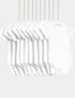 10 Pack Pure Cotton Short Sleeve Bodysuits (6&