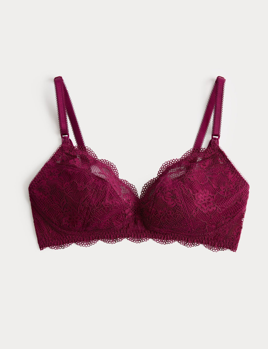 Jasmine Lace Non Wired Maternity Nursing Bra B-H