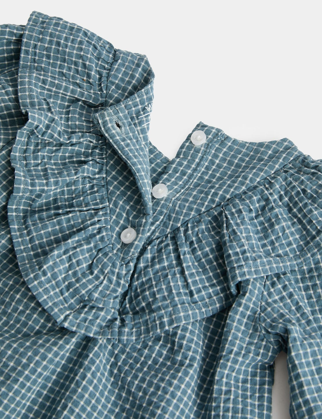 2pc Pure Cotton Gingham Frill Top &amp; Trousers (0-5 Yrs)