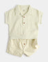Triple Cloth Top And Short - GREEN / 12-18 Months