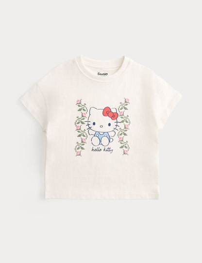 Pure Cotton Hello Kitty™ T-Shirt (2-8 Yrs) - IVORY / 2-3 Years