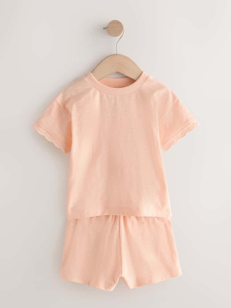 Embroidery Detail Pyjamas 3 Pack (9mths-12yrs)
