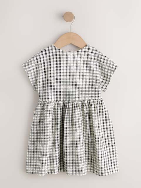 Chocolate Brown Short Sleeve Jersey Dress (3mths-7yrs)