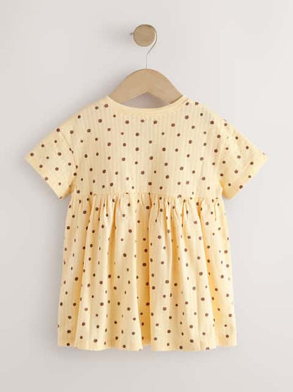 Neutral Unicorn Jersey Dress (3mths-7yrs)