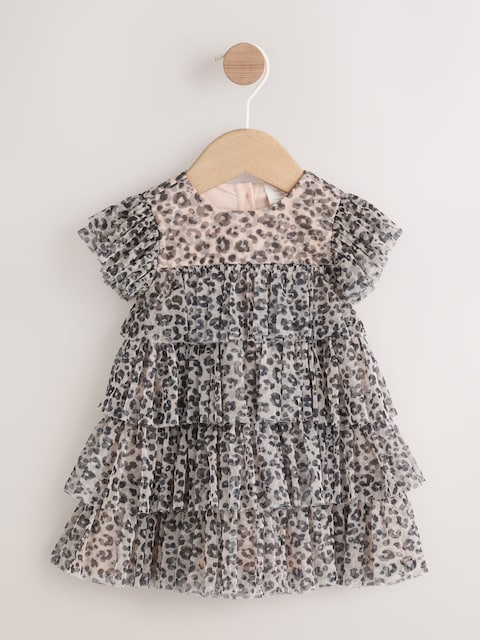 Leopard Print Baby Mesh Dress (0mths-2yrs)
