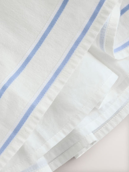 White Woven Baby Dress (0mths-2yrs)