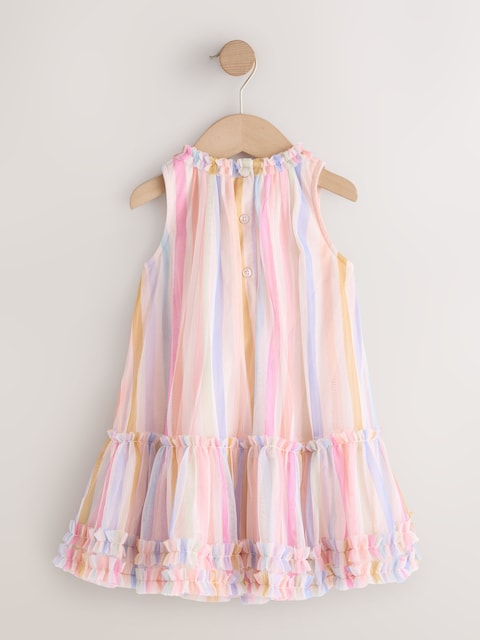 Rainbow Mesh Party Dress (3mths-7yrs)