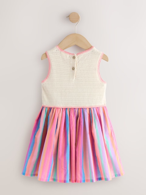 Rainbow Fruit Embroidered Dress (3mths-7yrs)