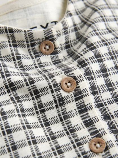 Chocolate Brown Short Sleeve Jersey Dress (3mths-7yrs)