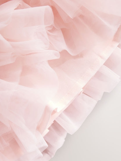 Pink Baby Long Sleeve Tutu Dress (0mths-2yrs)