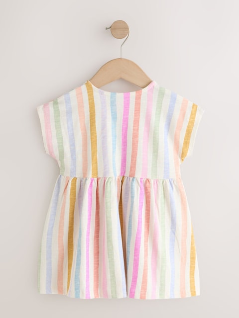 Rainbow Stripe Jersey Dress (3mths-7yrs)