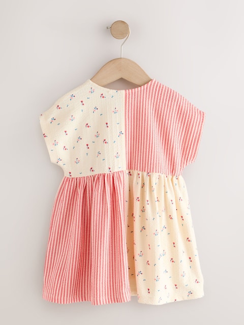 Patchwork Strawberry Jersey Dress (3mths-7yrs)