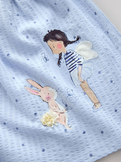Blue Fairy Jersey Dress (3mths-7yrs)