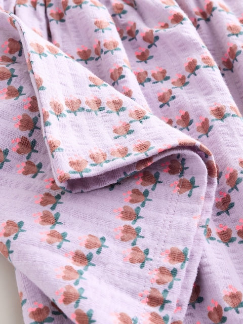 Lilac Bunny Jersey Dress (3mths-7yrs)