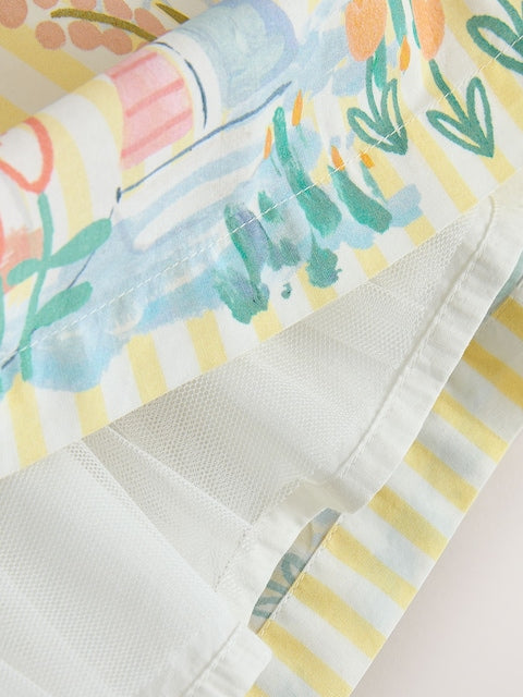 Yellow Scene Woven Baby Dress (0mths-2yrs)