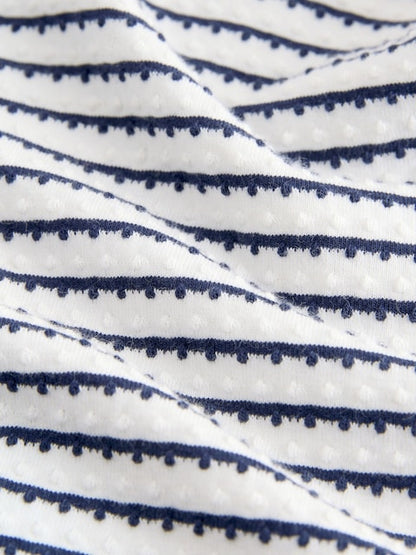 Monochrome Bow Collar Dress (3mths-7yrs)
