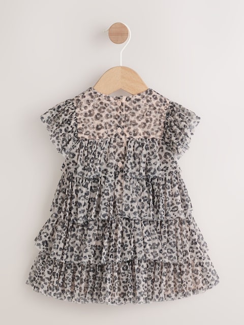 Leopard Print Baby Mesh Dress (0mths-2yrs)