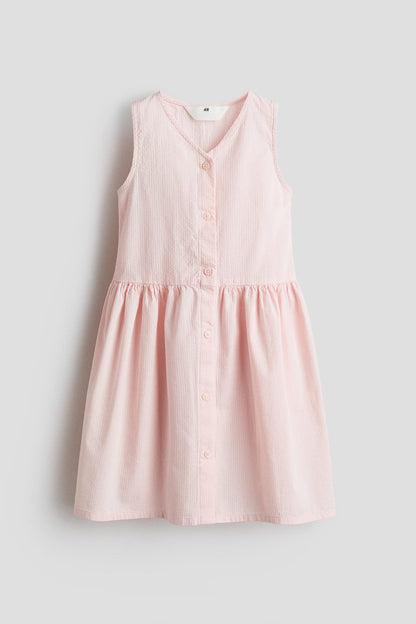 Sleeveless seersucker dress