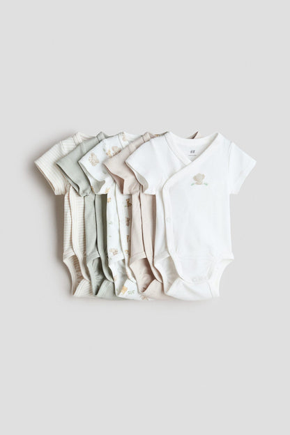 5-pack cotton bodysuits
