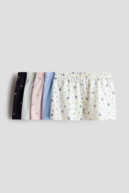 5-pack cotton shorts
