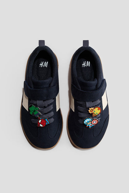 Appliquéd trainers