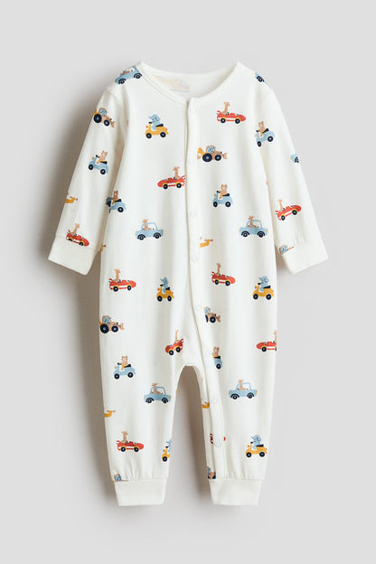 Patterned sleepsuit