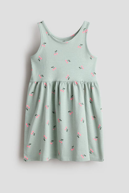 Patterned cotton dress