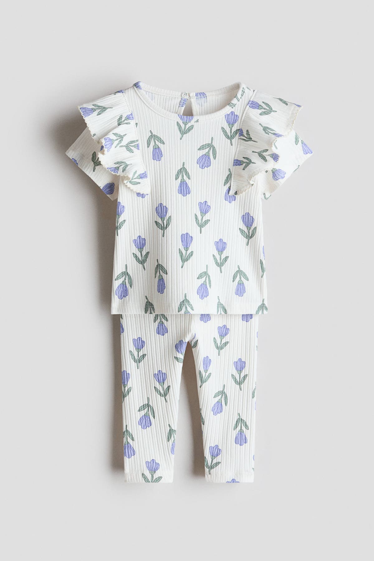 2-piece printed cotton set