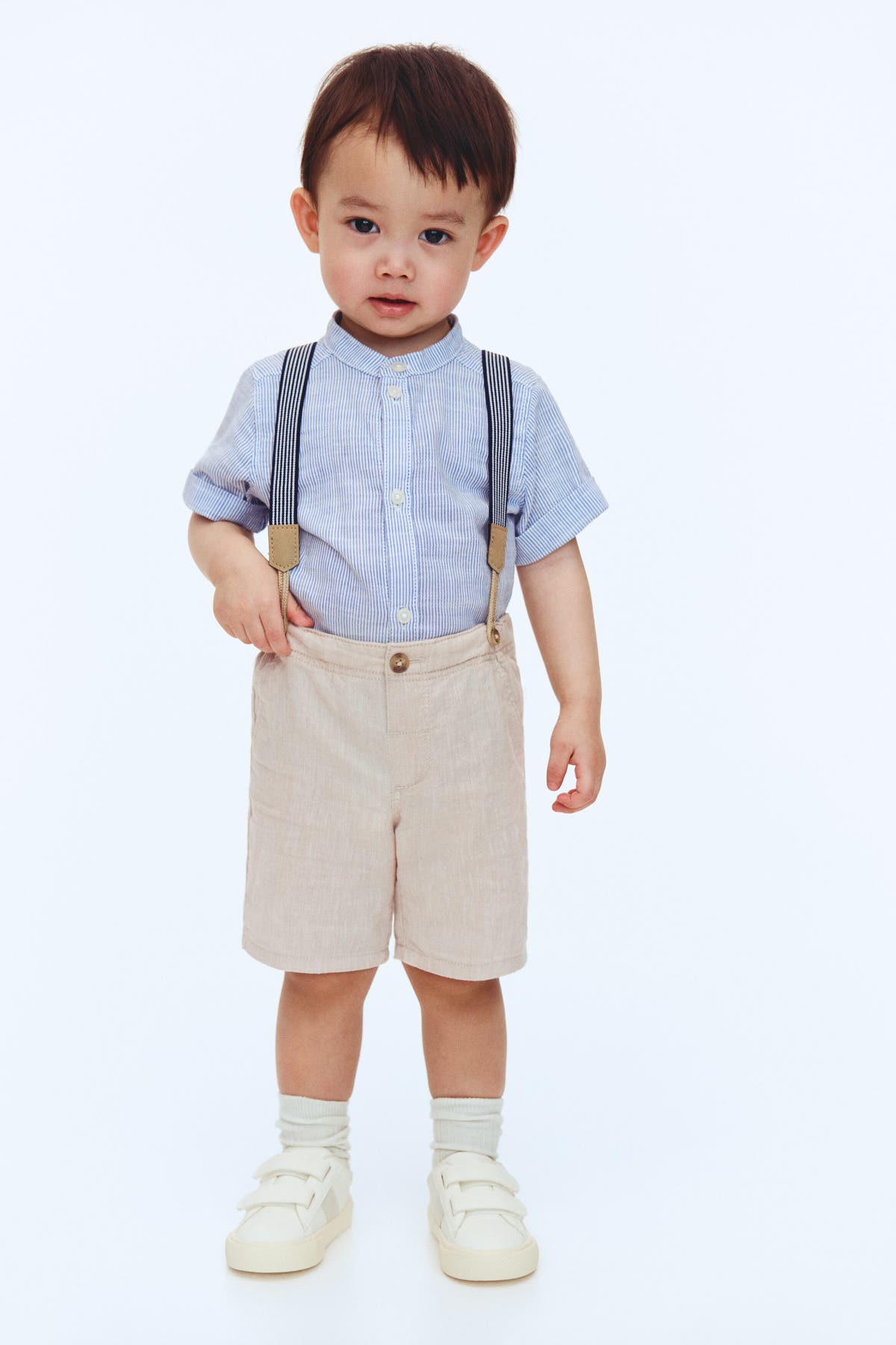 2-piece set with braces