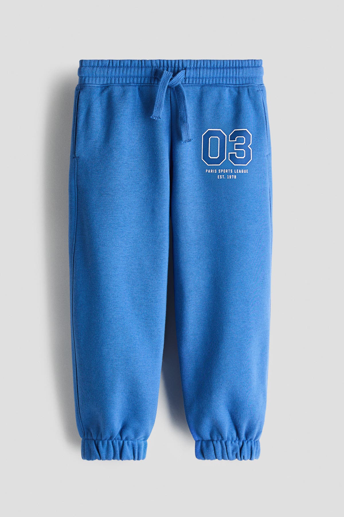 Embroidery-detail joggers