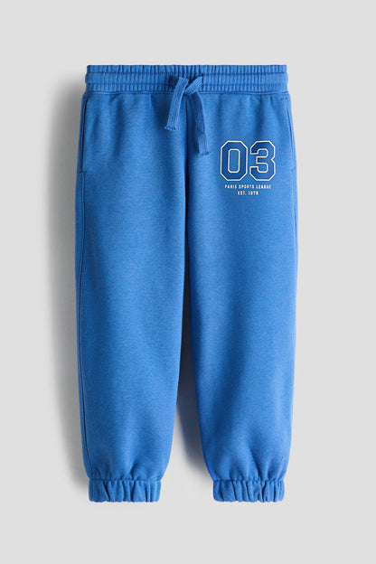 Embroidery-detail joggers
