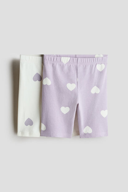 2-pack cotton cycling shorts