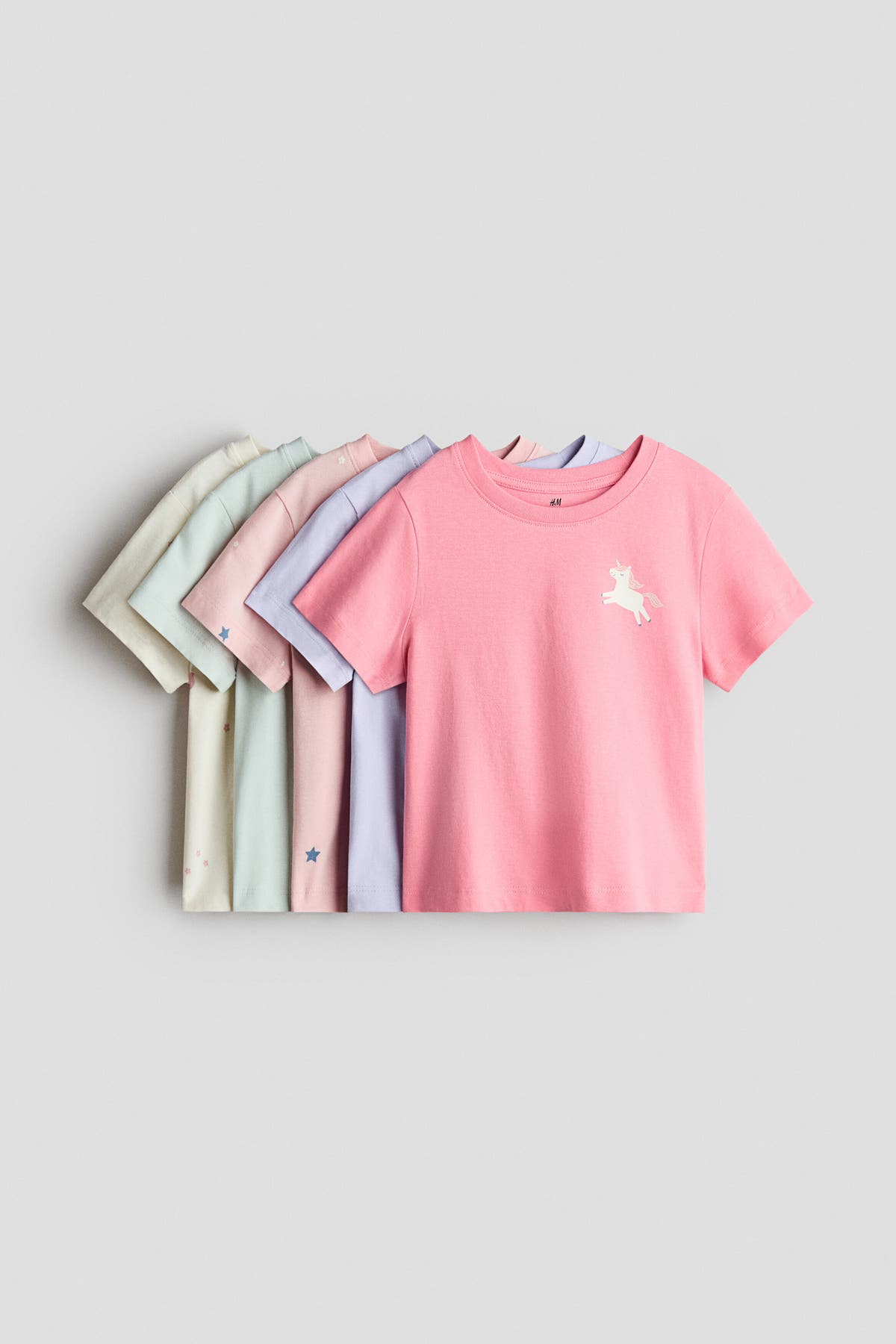 5-pack cotton T-shirts
