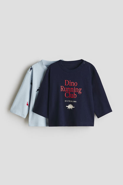 2-pack printed T-shirts