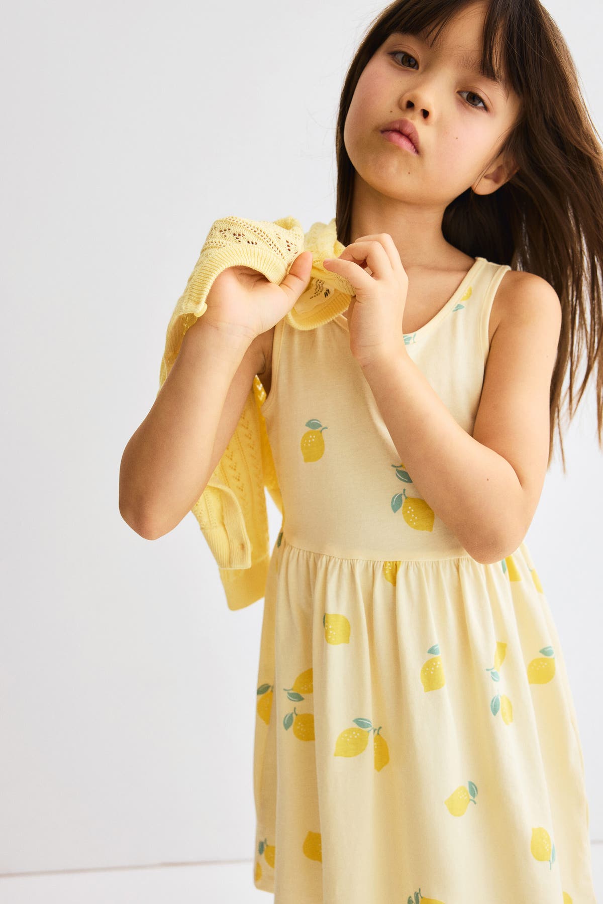 Patterned cotton dress